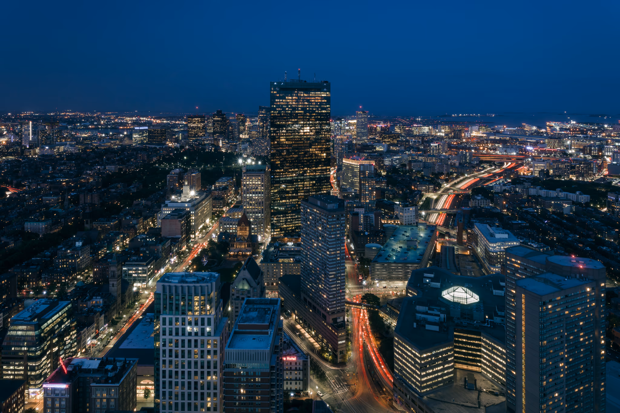 Boston at night (Boston, United States)