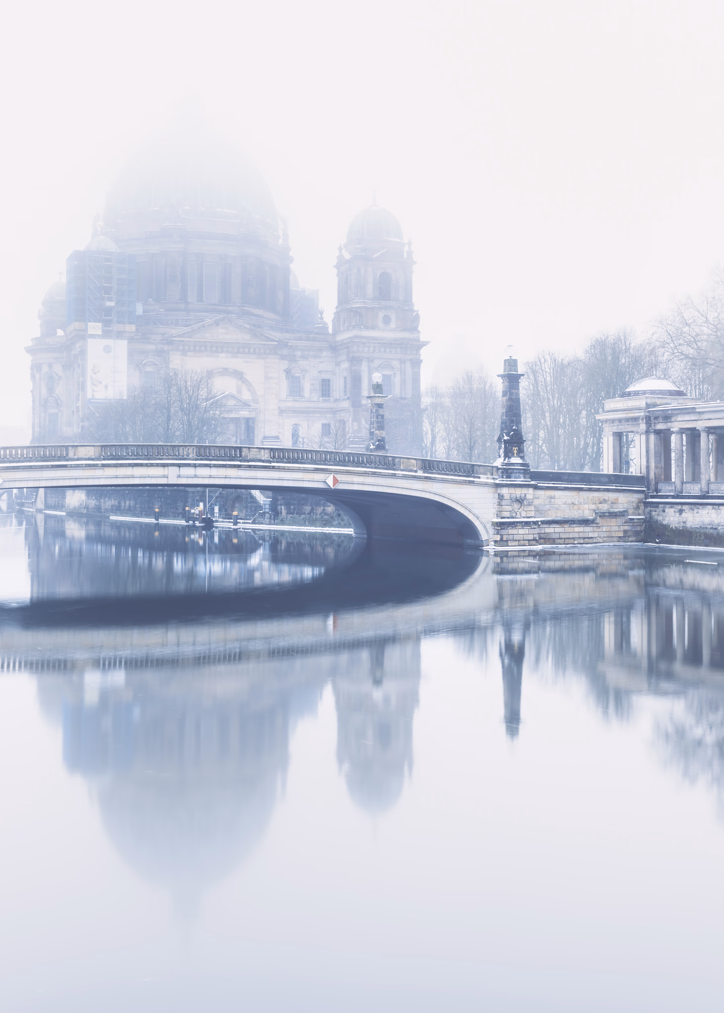 Berliner Dom in fog (Berlin, Germany)