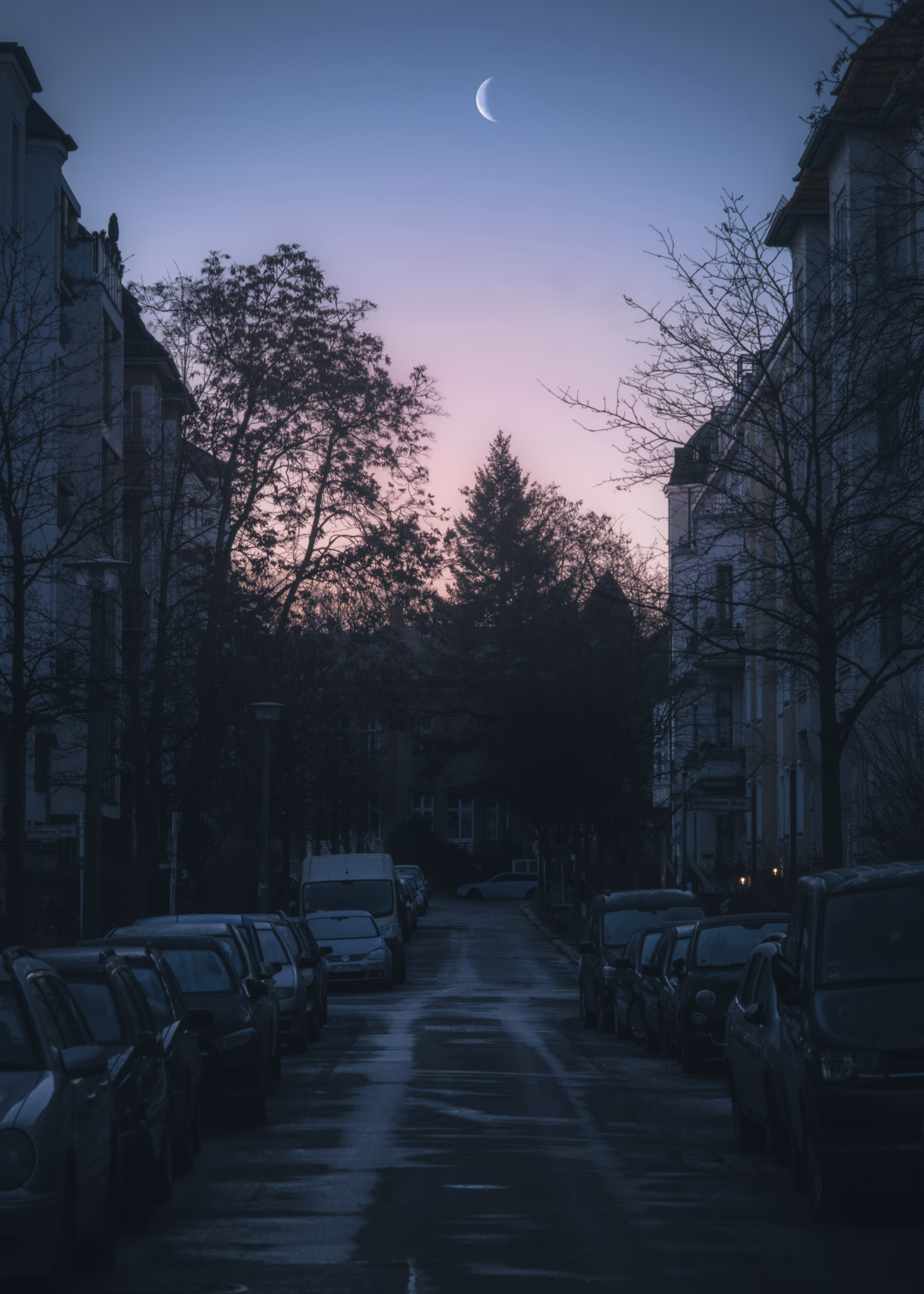 Dawn in Pankow (Berlin, Germany)